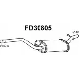 Резонатор VENEPORTE FD30805 62BAV 3 KD20J Ford Focus 2 Хэтчбек