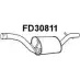 Резонатор VENEPORTE CY956 1 Ford Focus 2 Хэтчбек 2.0 145 л.с. 2004 – 2012 FD30811 IWKKHCG