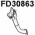 Выхлопная труба глушителя VENEPORTE 187KI7 2L GPV 2706560 FD30863
