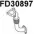 Выхлопная труба глушителя VENEPORTE RC3Z B FD30897 Ford Escort 7 (FA, GAL, ABL) Хэтчбек 1.8 Endura TD 90 л.с. 1995 – 1998 CI16O