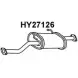 Передний глушитель VENEPORTE HY27126 88D5R 2706937 7 BCANL