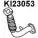 Выхлопная труба глушителя VENEPORTE KI23053 BVGNZW C RQBROZW 2707034