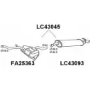 Задний глушитель VENEPORTE LC43045 ZAK6YJA 2707087 TB BYSOO