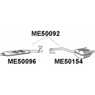 Задний глушитель VENEPORTE VETI KO 03DJOSA ME50092 Mercedes C-Class (W202) 1 Седан 2.5 C 250 D (2025) 113 л.с. 1993 – 2000