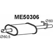 Задний глушитель VENEPORTE ME50306 Mercedes Sprinter (901, 902) 1 Кабина с шасси 2.1 213 CDI 129 л.с. 2000 – 2006 M 16V4 JTXA6