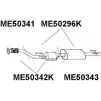 Задний глушитель VENEPORTE ME50343 UU8L1 Mercedes Sprinter (901, 902) 1 Фургон 2.9 212 D 122 л.с. 1995 – 2000 QW 8D3