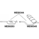 Задний глушитель VENEPORTE Mercedes E-Class (S210) 2 Универсал 2.0 E 200 T (235) 136 л.с. 1996 – 2000 SO8 MD9 2ZQAZV ME50344