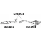 Задний глушитель VENEPORTE ME50349 0I6R2XK Mercedes C-Class (W202) 1 Седан 2.2 C 220 (2022) 150 л.с. 1993 – 2000 I LEUB