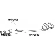 Задний глушитель VENEPORTE 9UJAZY MN72005 QF3 1L Mini Cooper (R52) 1 Кабриолет 1.6 Cooper 116 л.с. 2004 – 2007