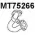 Выхлопная труба глушителя VENEPORTE MT75266 N5N0YI 2707758 5BQY5 G4