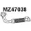 Выхлопная труба глушителя VENEPORTE MZ47038 I3ZVFR 2 2707927 K7WT9