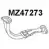 Выхлопная труба глушителя VENEPORTE MZ47273 2708025 0UB7V B8M3E O