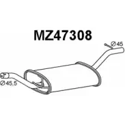 Передний глушитель VENEPORTE 2708059 T2MQQZ W3 3TC MZ47308