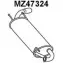 Задний глушитель VENEPORTE IY J1VER AJR6T11 MZ47324 Mazda MX-5 (NB) 2 Кабриолет 1.8 16V 139 л.с. 2000 – 2005
