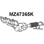 Катализатор коллектора VENEPORTE MZ47365K JGBL9 Mazda 5 (CR) 2 Минивэн 1.8 116 л.с. 2005 – 2010 UTC RW