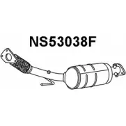 Сажевый фильтр ОГ VENEPORTE S 1UK7 NS53038F Nissan Qashqai (J10) 1 Кроссовер 2.0 dCi AWD 150 л.с. 2007 – 2013 BWPT4