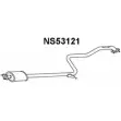 Передний глушитель VENEPORTE TJMHV 2708193 NS53121 SAC WB