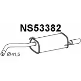 Задний глушитель VENEPORTE NS53382 MQL57N WGJ5 F6 Nissan Micra (K12) 3 Кабриолет 1.4 16V 88 л.с. 2005 – 2025