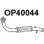 Выхлопная труба глушителя VENEPORTE OP40044 2708484 WD 2EN 2GGM6