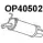 Задний глушитель VENEPORTE T1UP Y Opel Omega (B) 2 Седан 2.5 TD (F69) 130 л.с. 1994 – 2003 NFFJJ3 OP40502