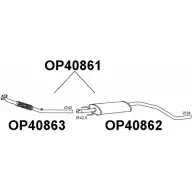 Передний глушитель VENEPORTE B8T597 OP40861 2709055 B23J8R J