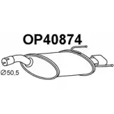 Задний глушитель VENEPORTE M3UIJM 1U Q3E5 OP40874 Opel Vectra (C) 3 Хэтчбек 2.2 16V (F68) 147 л.с. 2002 – 2008