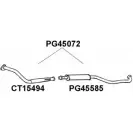 Передний глушитель VENEPORTE ZXQ AS PG45072 2709150 ALG7JJ