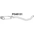 Передний глушитель VENEPORTE S8PSLF GM 2F5O PG45131 Peugeot 306 1 (7A, 7C, N3, N5) Хэтчбек 1.9 DT 90 л.с. 1993 – 2001