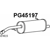 Задний глушитель VENEPORTE PG45197 M4BWD 8HBA 3AV Peugeot 207 1 (SW, WK, PF1) Универсал 1.4 73 л.с. 2007 – 2025