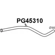 Выхлопная труба глушителя VENEPORTE PG45310 Peugeot 308 1 (T7, 4E, 4H) Универсал 2.0 HDi 163 л.с. 2009 – 2024 CU9D1B P5OY K3Z