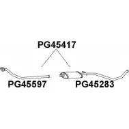 Передний глушитель VENEPORTE GNETNO Peugeot 306 1 (7B, N3, N5) Седан 1.9 SLD 68 л.с. 1994 – 2001 PG45417 WPVVE B