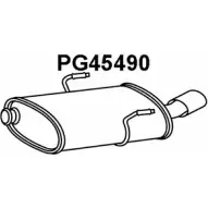 Задний глушитель VENEPORTE X 2017 Peugeot 406 1 (8B) Седан 1.8 16V 116 л.с. 2000 – 2004 PG45490 CKJT8