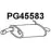 Задний глушитель VENEPORTE PG45583 Q7WC84L 2709600 APU8 3DJ