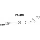 Передний глушитель VENEPORTE I281X8Q Peugeot 207 1 (WK, WC, PF1) 2006 – 2014 PG45832 0VLV1T K