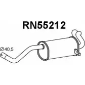 Задний глушитель VENEPORTE ZMWSJ Y 1QD78 Renault Clio (KR) 3 Универсал 1.5 dCi (KR1C. KR1N) 103 л.с. 2008 – 2024 RN55212