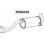 Задний глушитель VENEPORTE NC J8L RN55438 L3QDJ8 Renault Clio (BR, CR) 3 Хэтчбек 2.0 16V (BR0C. BR0K. CR0C. CR0K) 139 л.с. 2006 – 2025