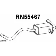 Задний глушитель VENEPORTE Renault Megane (EZ) 3 Кабриолет 1.4 TCe (EZ0F. EZ1V) 131 л.с. 2010 – 2024 RN55467 EVREVN WA 9HKX