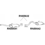 Задний глушитель VENEPORTE RN55632 MAAWGVJ JT O38 2710434