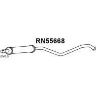 Передний глушитель VENEPORTE LGY6SUN GA08 Y Renault Laguna (KG) 2 Универсал 1.8 16V 117 л.с. 2001 – 2005 RN55668