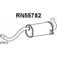 Задний глушитель VENEPORTE Renault Clio (BR, CR) 3 Хэтчбек 1.2 16V Hi Flex (BR1U. CR1U) 75 л.с. 2008 – 2024 RN55782 7GZ204 T XUBT