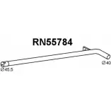 Выхлопная труба глушителя VENEPORTE 3 VWJJP RN55784 WLHFDO7 Renault Modus 1 (FJP0) 2004 – 2012