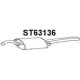 Задний глушитель VENEPORTE ST63136 ZTO D4Q Seat Toledo (1L) 1 1991 – 1998 HPZ00U