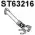 Выхлопная труба глушителя VENEPORTE ST63216 2711195 GC646K QQN M90