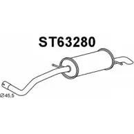 Задний глушитель VENEPORTE Seat Cordoba (6L2) 2 Седан 1.4 16V 100 л.с. 2002 – 2009 OPE VBD ST63280 MA35Y