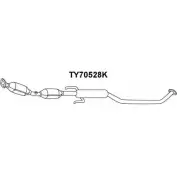 Катализатор VENEPORTE UNUAQ6V AUMS 0UH TY70528K 2711685