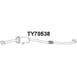 Передний глушитель VENEPORTE WY6D3 35 Toyota RAV4 E4EY0 TY70538