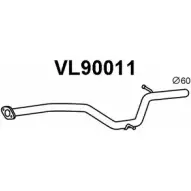 Выхлопная труба глушителя VENEPORTE NQMFV D6 IQX9QG Volvo V70 3 (135) Универсал 2.0 D 136 л.с. 2007 – 2015 VL90011