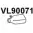 Выхлопная труба глушителя VENEPORTE VL90071 ELVQEZ 2711767 L 75XQ
