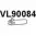 Выхлопная труба глушителя VENEPORTE EGWLD3V OSODIT M 2711779 VL90084