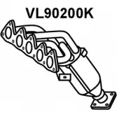 Катализатор VENEPORTE VL90200K 1XH0XJ 8 FU5GCN Volvo V70 2 (285) 1999 – 2008